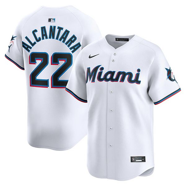 

Мужская белая бейсболка Miami Marlins Home Limited Player Nike