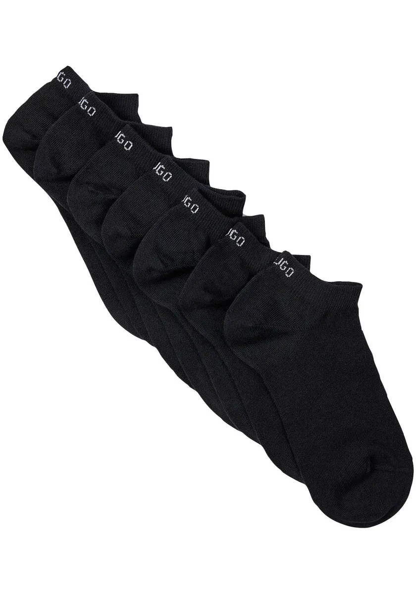 

Носки-кеды HUGO Underwear "Socks 6P AS UNI CC W 10" (6 пар), с фирменной надписью на манжетах, черный