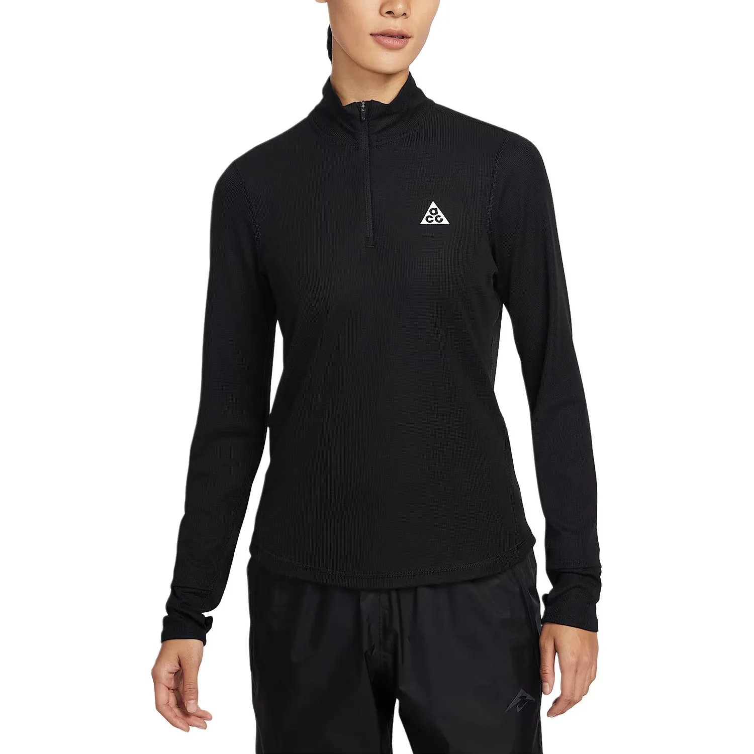 Футболка для бега ACG FW25 женская Nike, Black/Black/White Peak