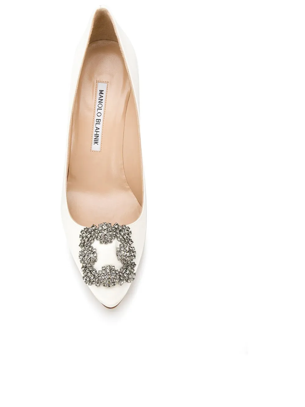 Туфли-лодочки Hangisi Manolo Blahnik, нейтральный — фото 4