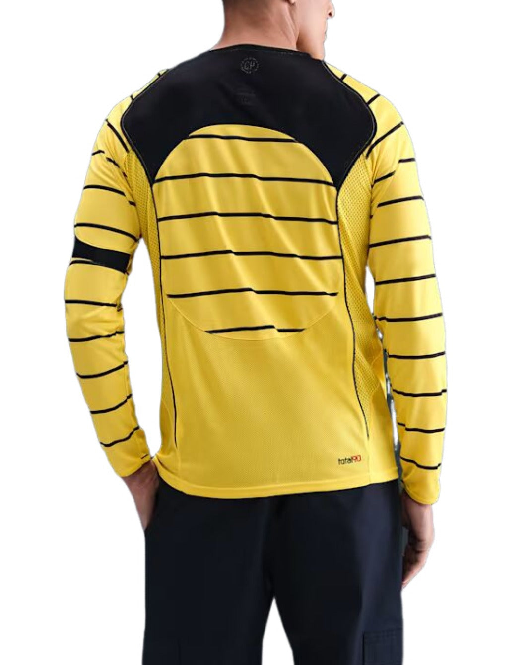 Футбольная майка Nike Total 90 Dri-FIT с длинными рукавами, цвет «Tour Yellow» — фото 2