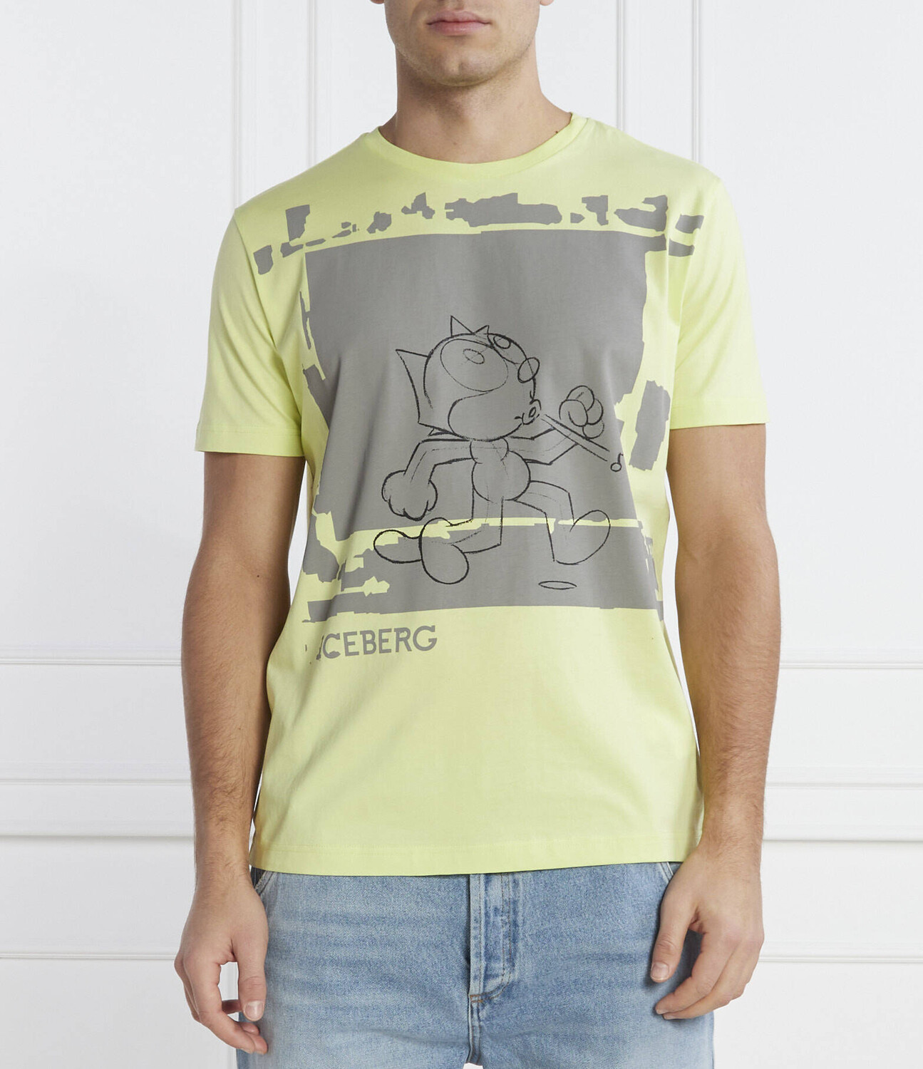 

Футболка Iceberg Regular Fit, лаймовый