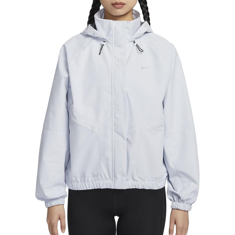 Nike Женская куртка Storm-FIT SWIFT для футбола серого цвета, Soccer Gray — фото 4