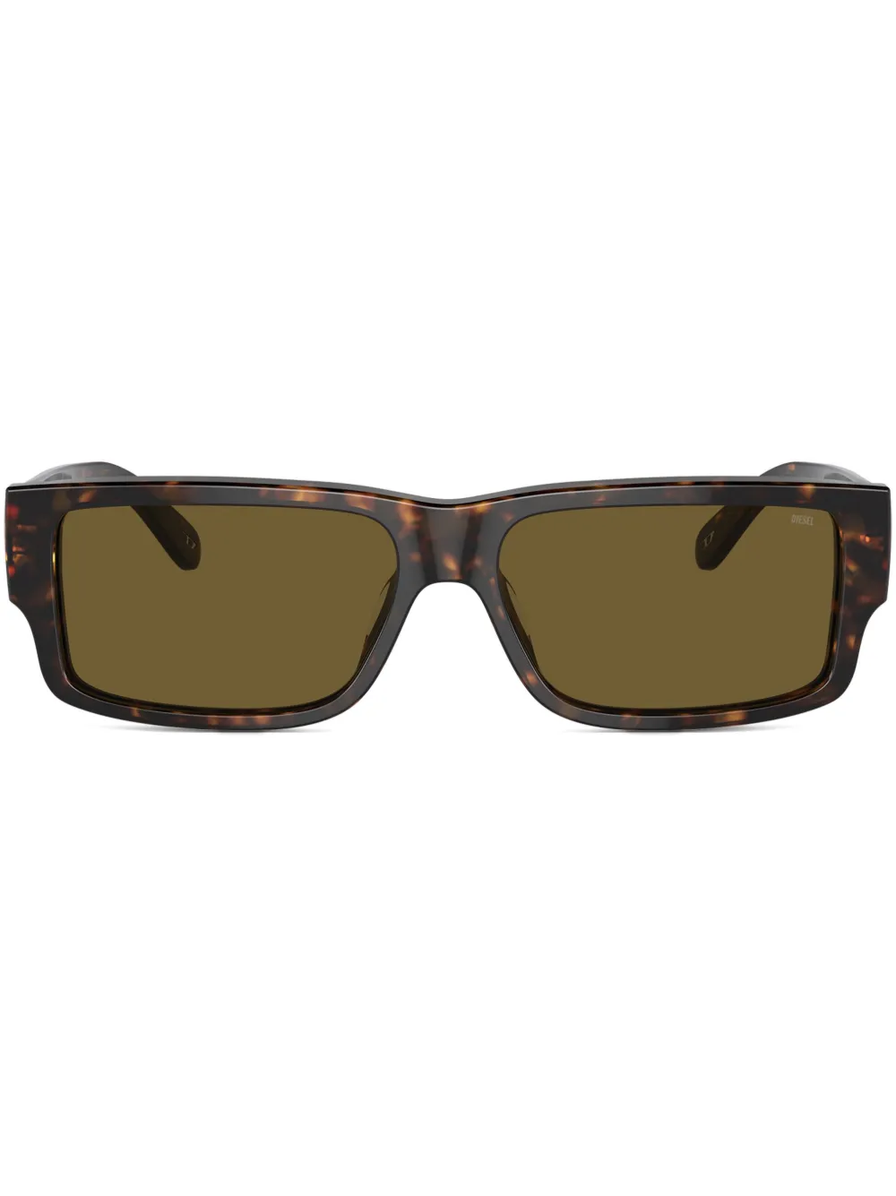 

Солнцезащитные очки 0DL2003 в прямоугольной оправе DIESEL, коричневый