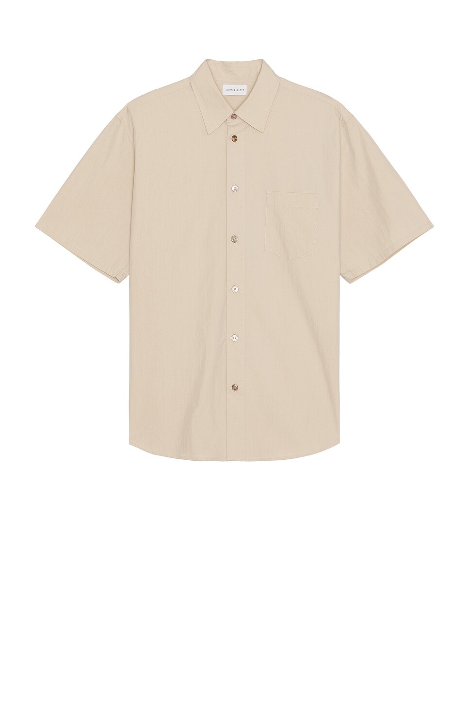 

Футболка мужская Ss Cloak Button Up John Elliott, цвет Dust