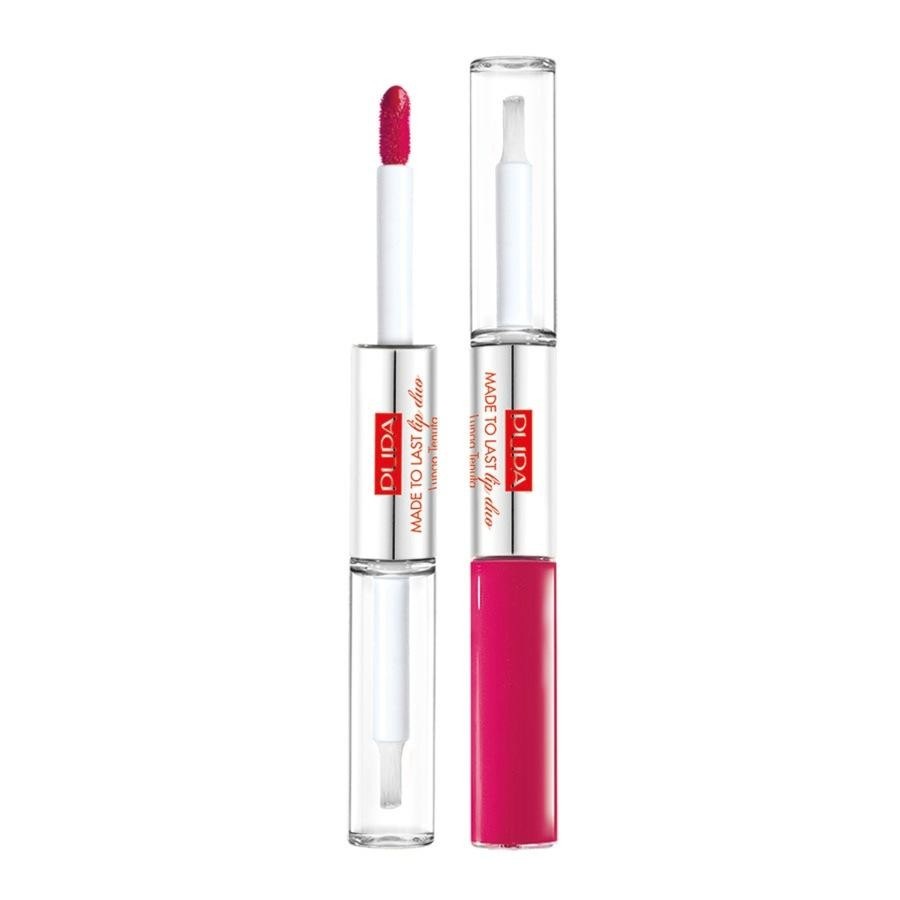 

Помада для губ made to last lip duo Pupa Milano, b004 - geranium fuchsia, объем 8 мл