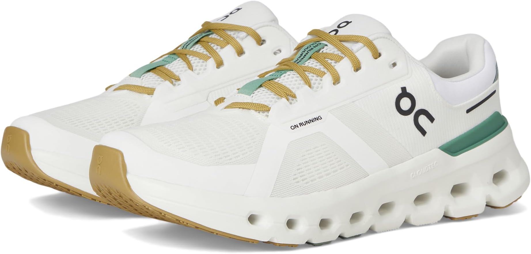

Кроссовки On Cloudrunner 2, цвет White/Green