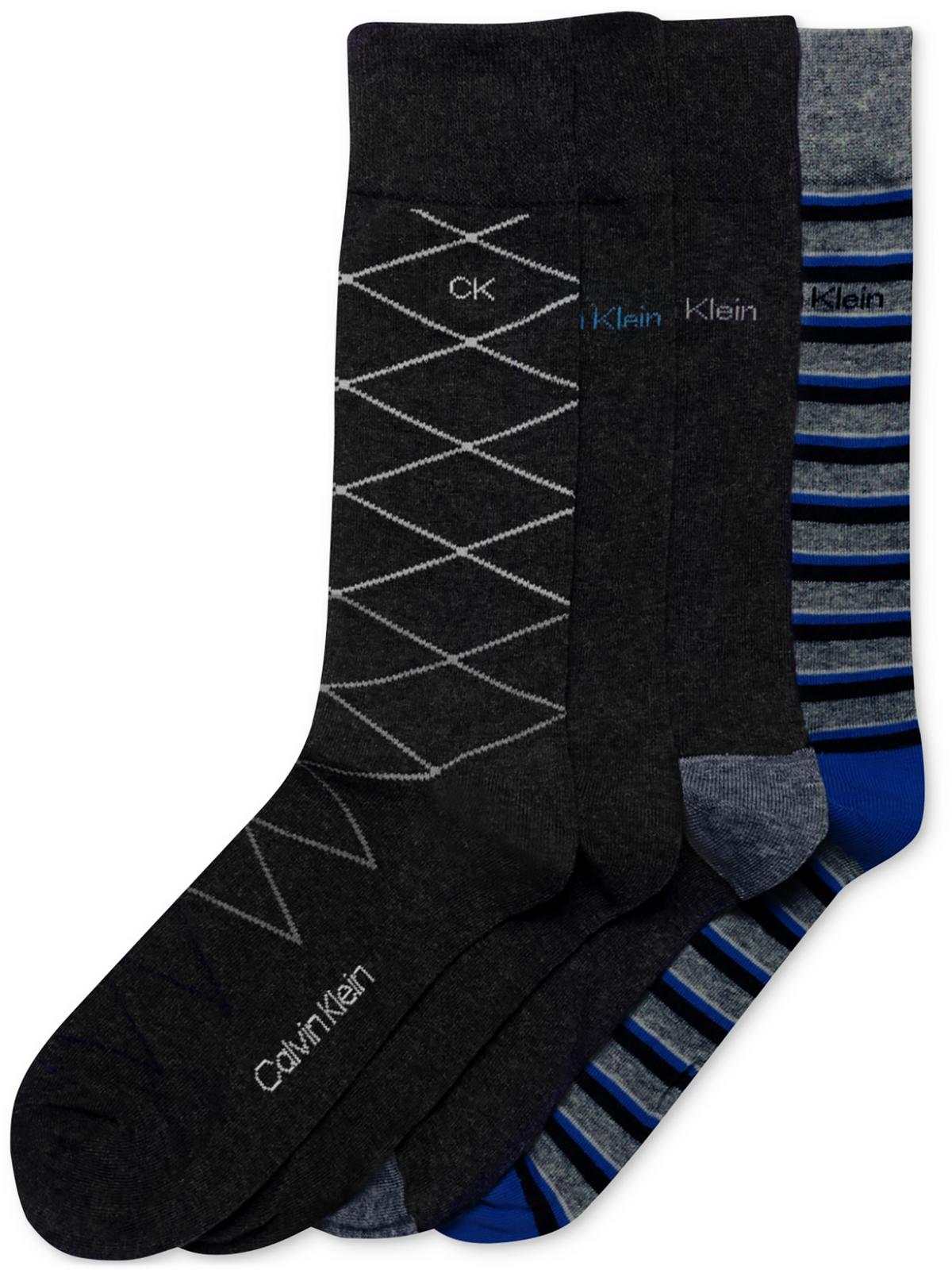 

Мужские носки из хлопковой смеси, 4 пары Calvin Klein, цвет black assorted