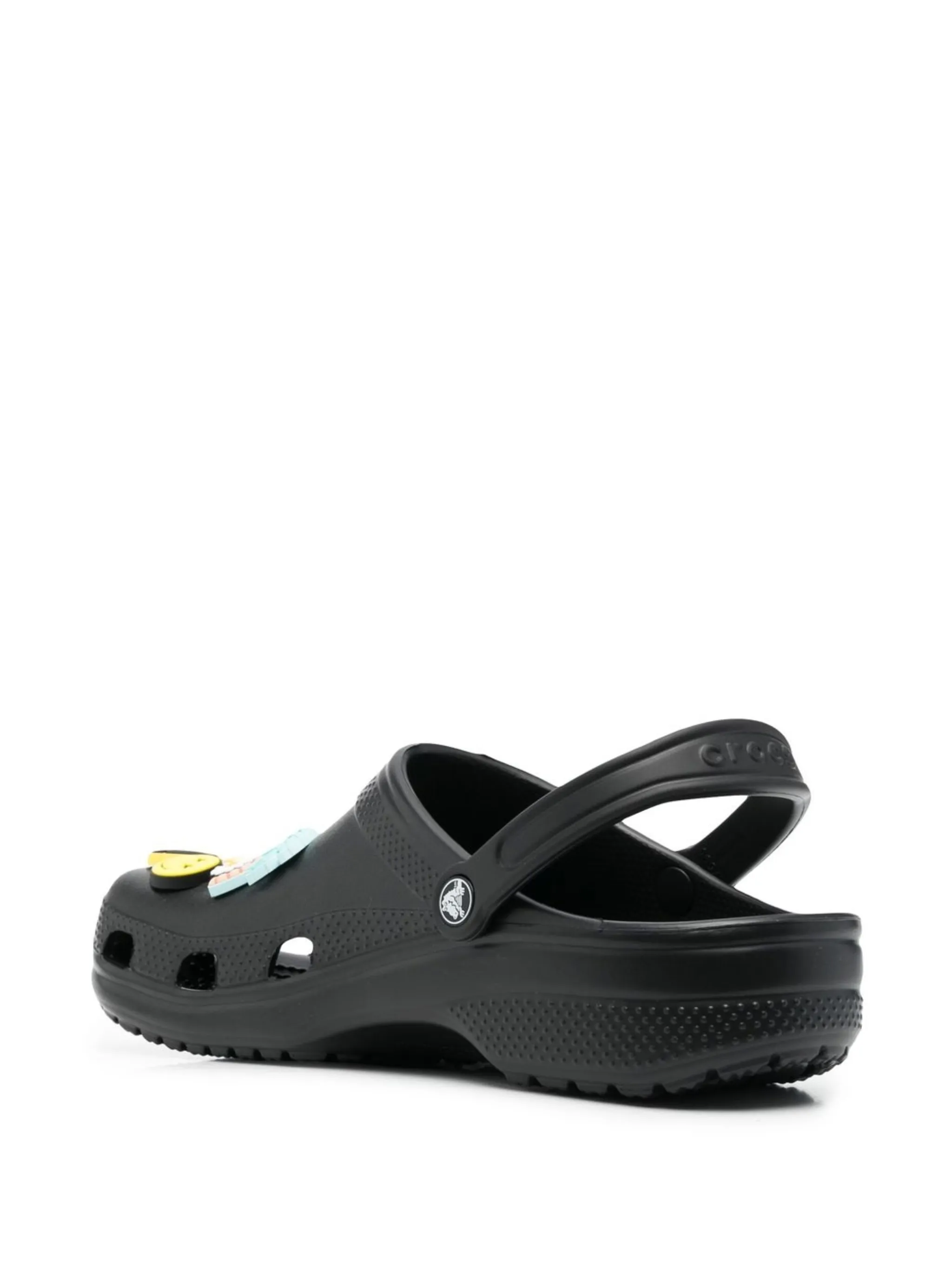 Сандалии Classic с подвесками Crocs, черный — фото 3
