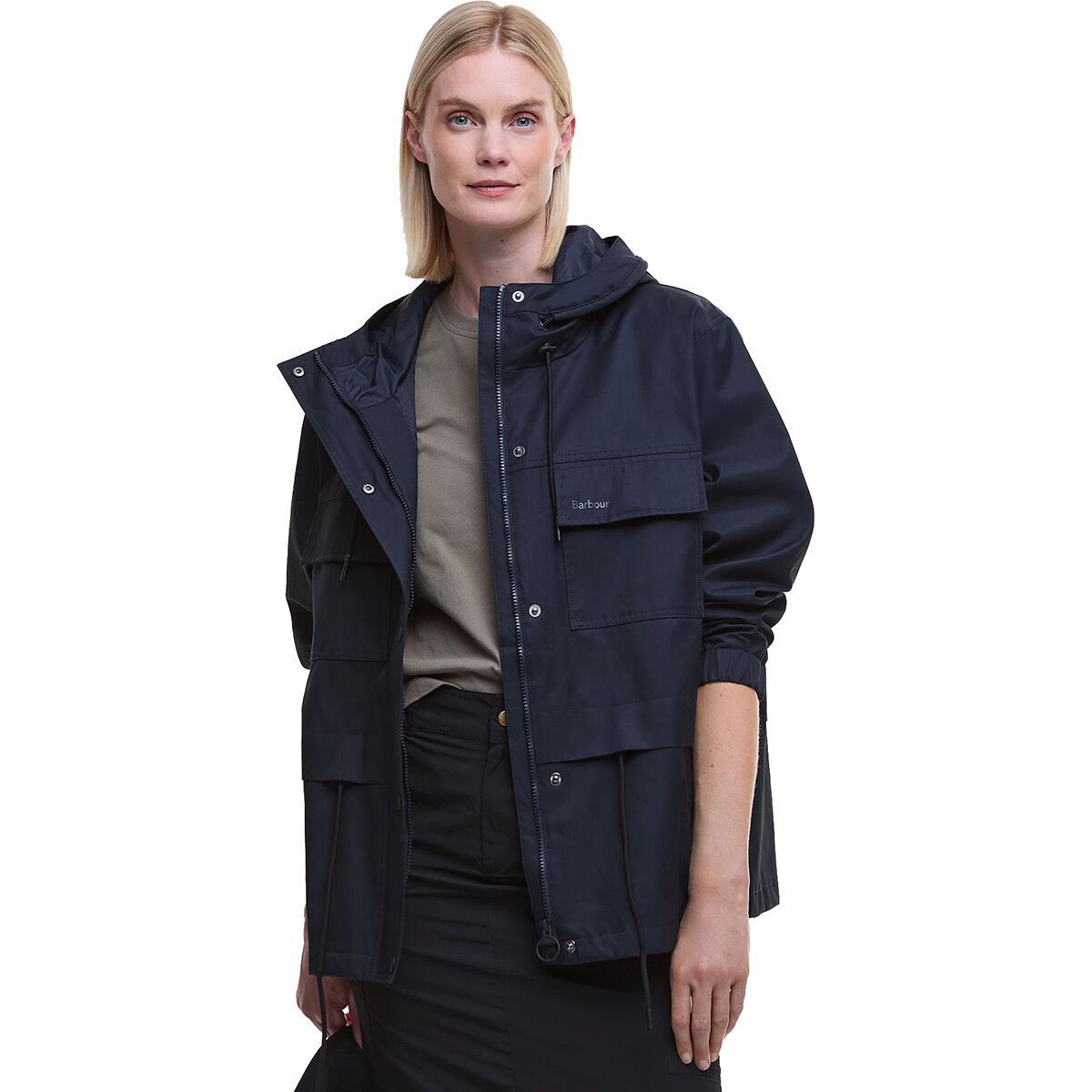 

Резиновая куртка с защитой от дождя Barbour, синий