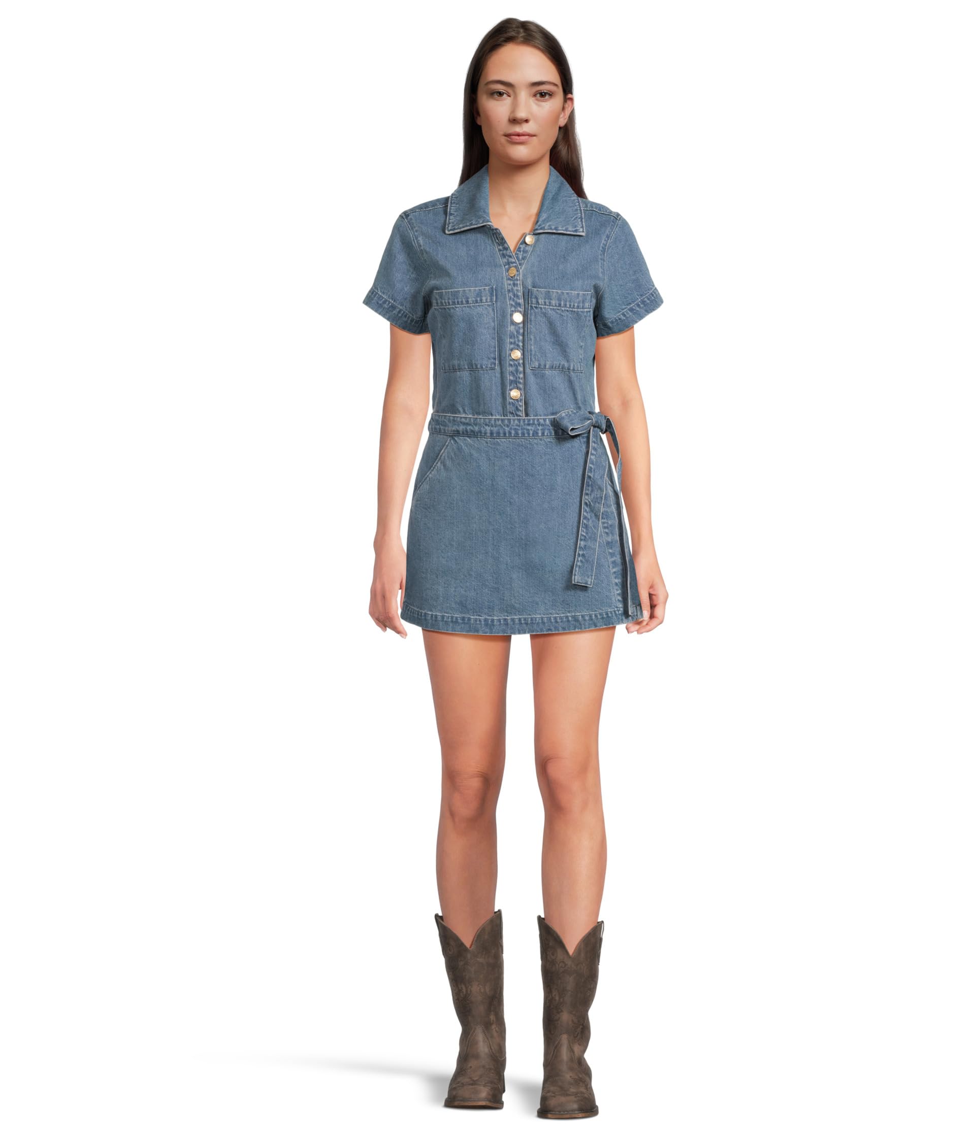

Комбинезон Show Me Your Mumu Stateside Romper, цвет Hazy Blue