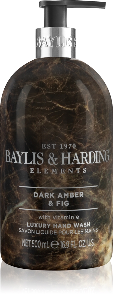 

Мыло для рук Elements с ароматом темного янтаря и инжира Baylis & Harding, 500 мл