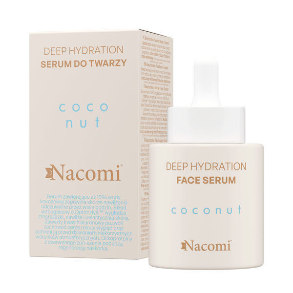 

Увлажняющая сыворотка для лица, 30 мл Nacomi Deep hydration coconut