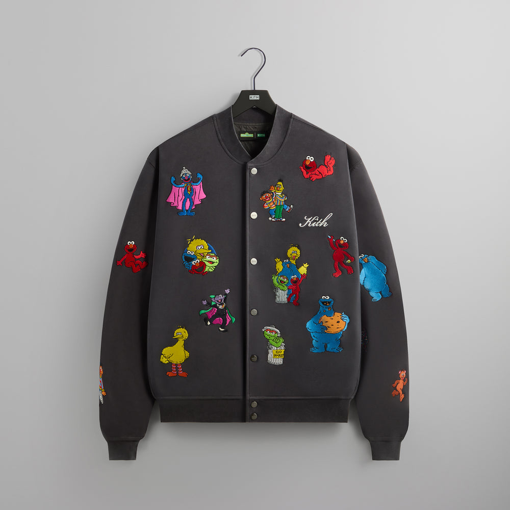 

Куртка Kith for Sesame Street Marvin Bomber Jacket, цвет Hematite