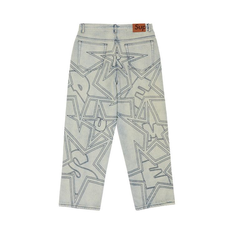 Джинсы Supreme Stars Topstitch Baggy Jean, Dirty — фото 2