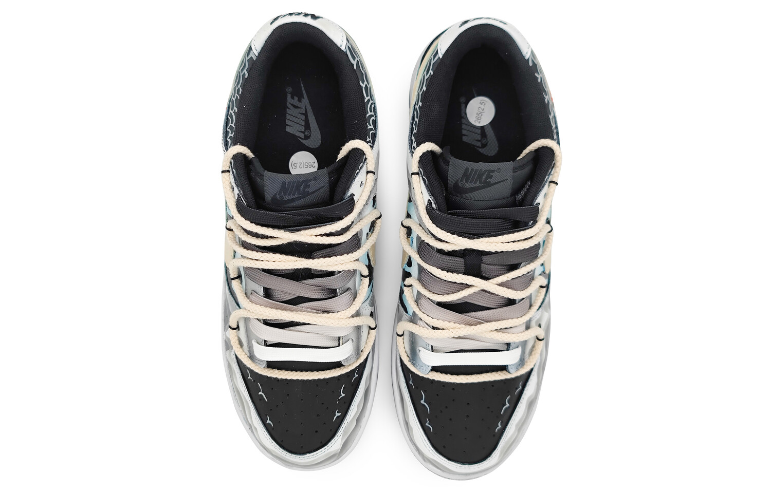 

Кроссовки Nike Dunk Skateboard Shoes Men Low-Top Gray White/Blue