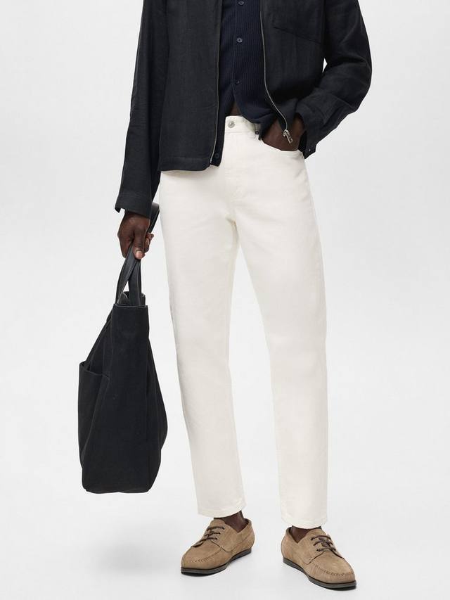 

Джинсы Lori Tapered Fit Mango, Natural White