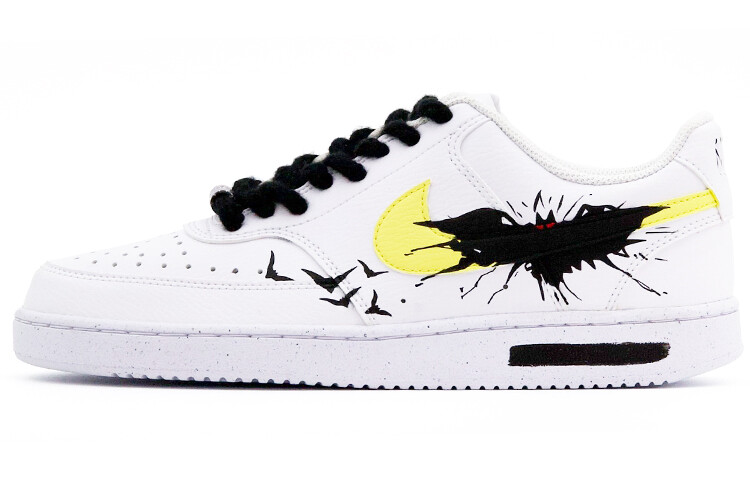 

Кроссовки Nike Court Vision 1 Skateboarding Shoes Men Low-top White/Black/Yellow/Red, белый