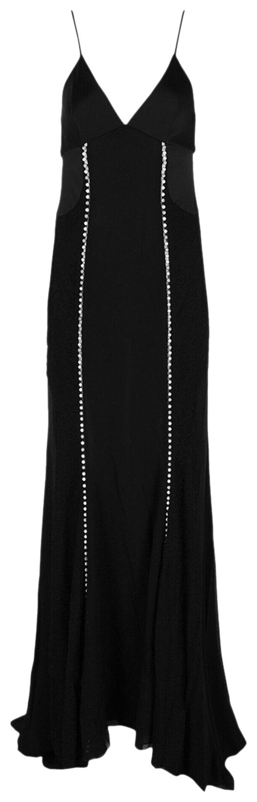 

Украшенное шелковое платье Givenchy, черный