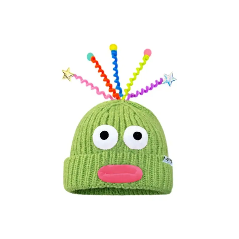 

FREE RABBITⅡ Пряжа пуловерная шапка Unisex, Light Green