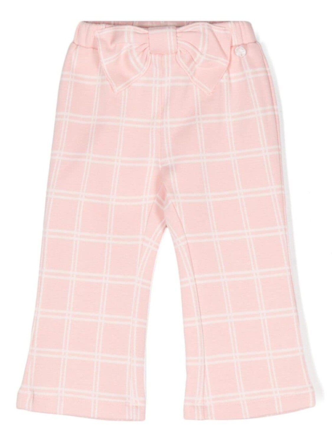 

Liu Jo Kids клетчатые брюки, розовый