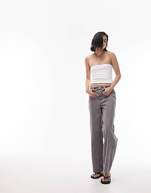 

Белое длинное бандо Topshop