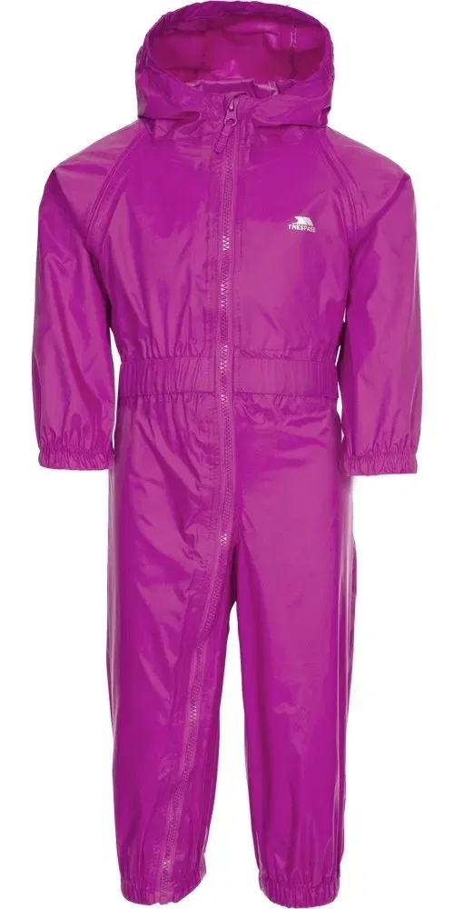 Снежный комбинезон детский Button Rain Suit Trespass, лиловый