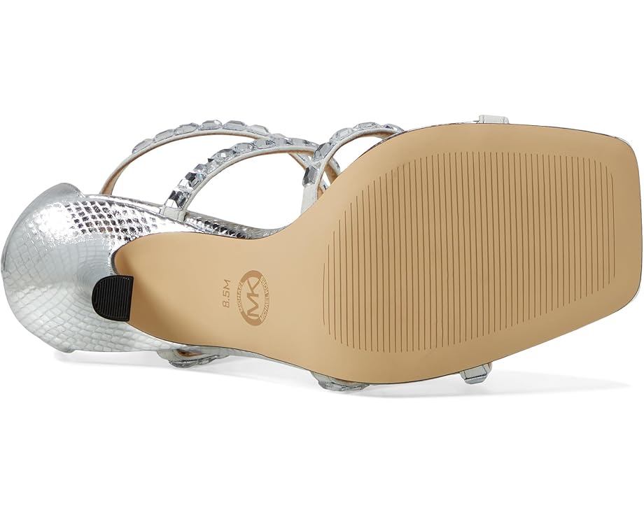 Туфли MICHAEL Michael Kors Celia Strappy Sandal, серебряный — фото 3