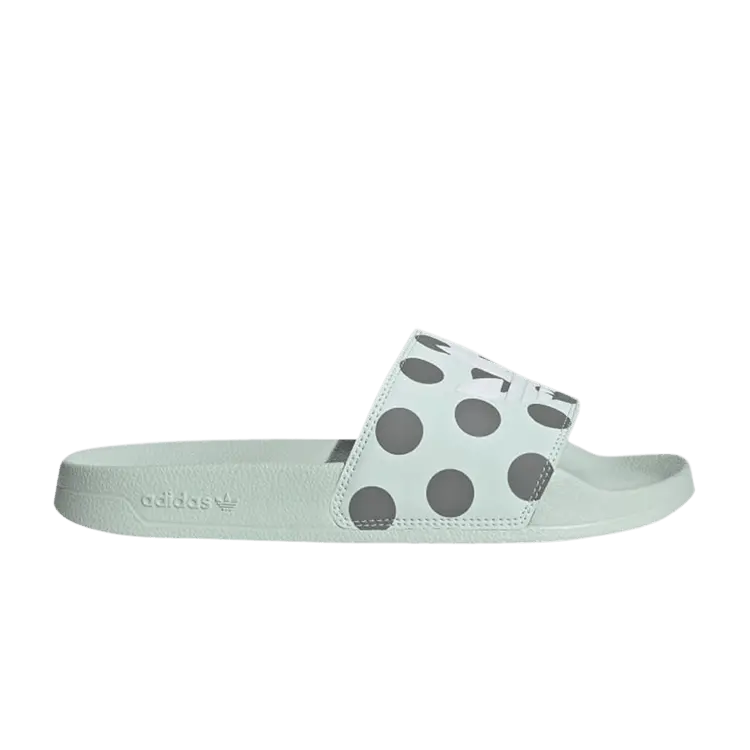 Шлепанцы Wmns Adilette Slides 'Dash Green Polka', зеленый