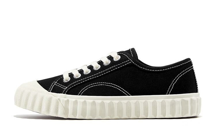 

Холщовые кеды женские низкие черный Feiyue