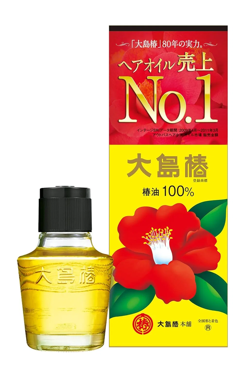 Масло для волос Oshima Tsubaki Camellia, 40 г Oshima Tsubaki