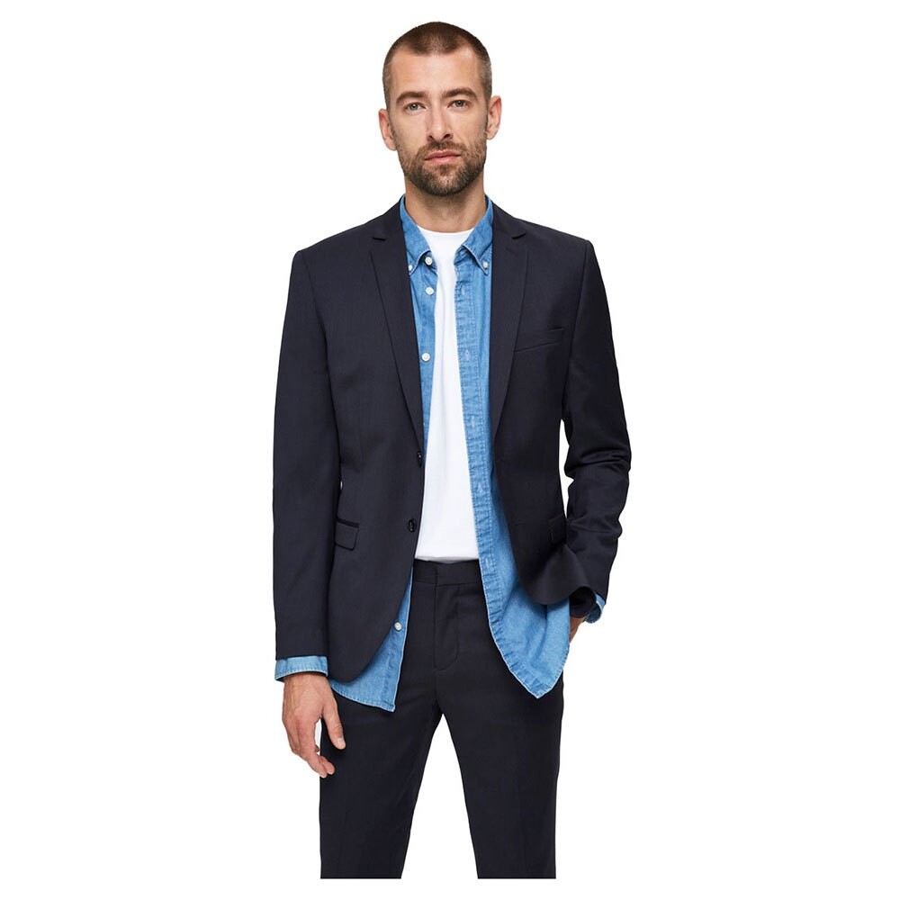 

Блейзер Selected Slim Mylobill, синий