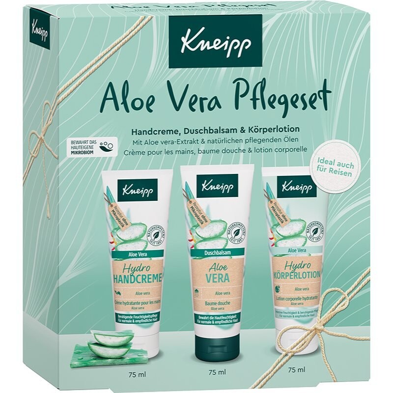 

Kneipp, Aloe Vera, Набор косметики с алоэ, 3 шт