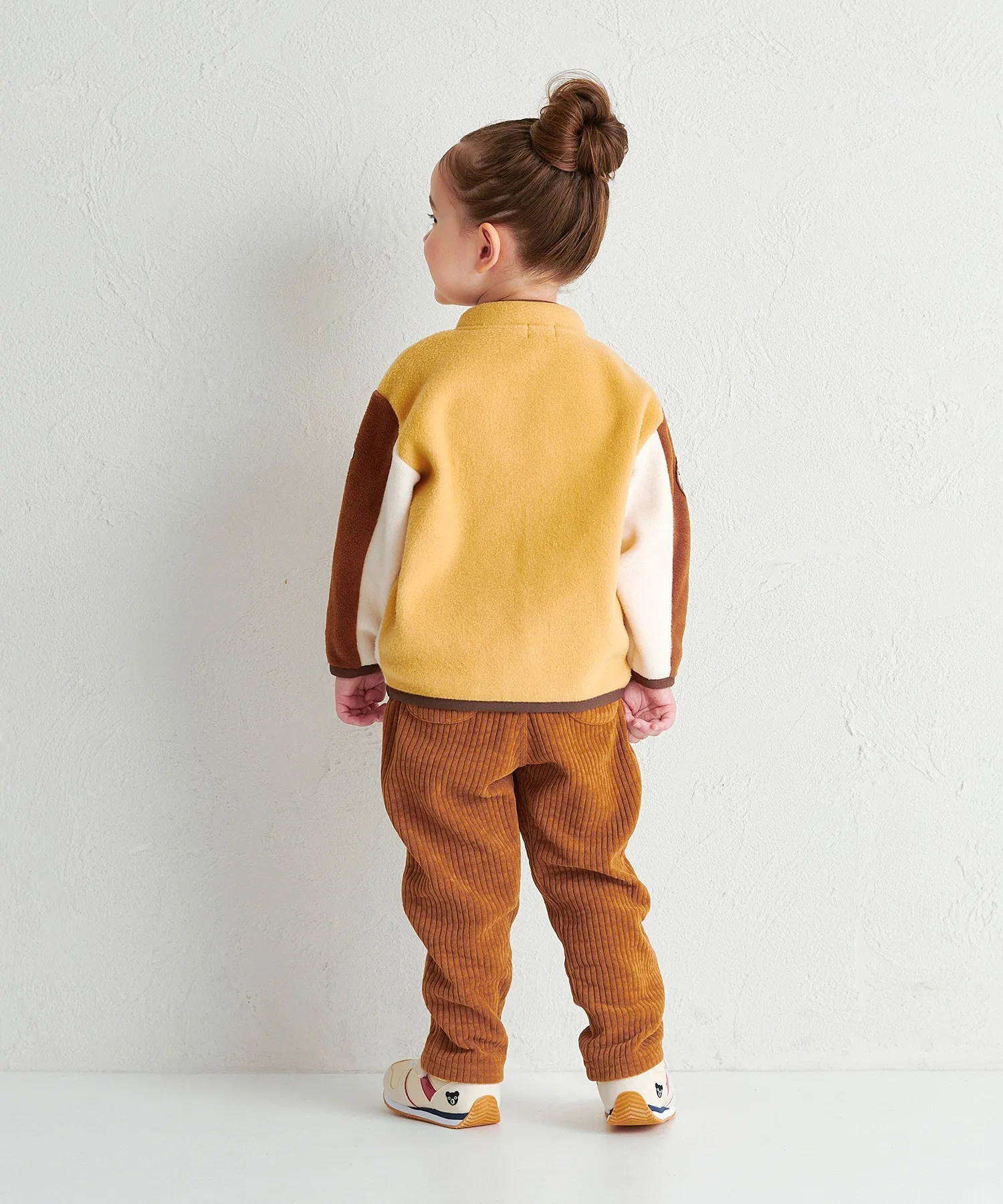 Детские брюки из модала DOUBLE_B коричневые — фото 3