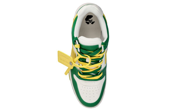 Кроссовки out of office low-top sneaker 'green yellow white' Off-White, зеленый — фото 3
