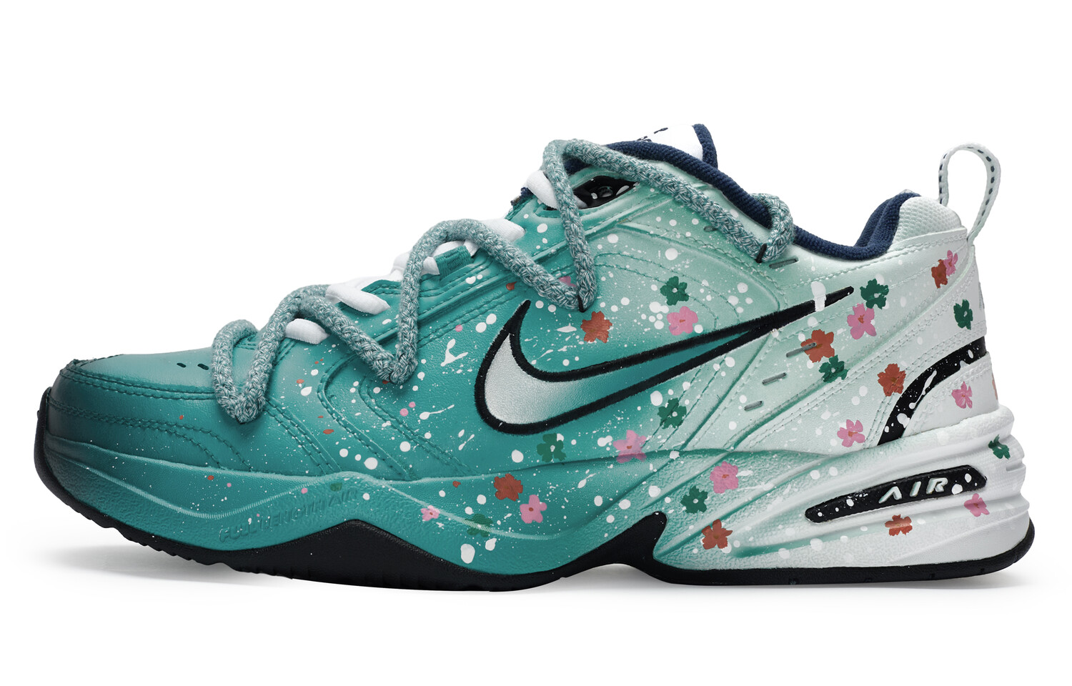 

Массивные кроссовки Nike Air Monarch 4 унисекс, Blue/Green
