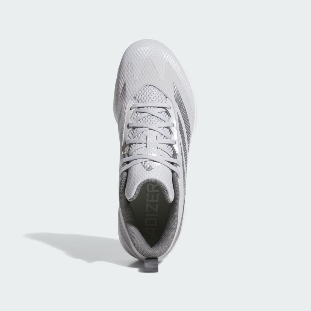 Кроссовки Adidas Adizero Instinct 2.0 TPU Cleats, цвет Team Light Grey/Silver Metallic/Team Grey Four — фото 2