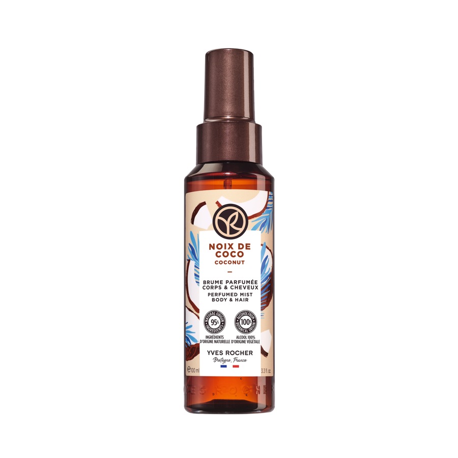 

Спрей для тела kokosnuss parfümiertes duftspray körper & haare Yves Rocher, объем 100 мл