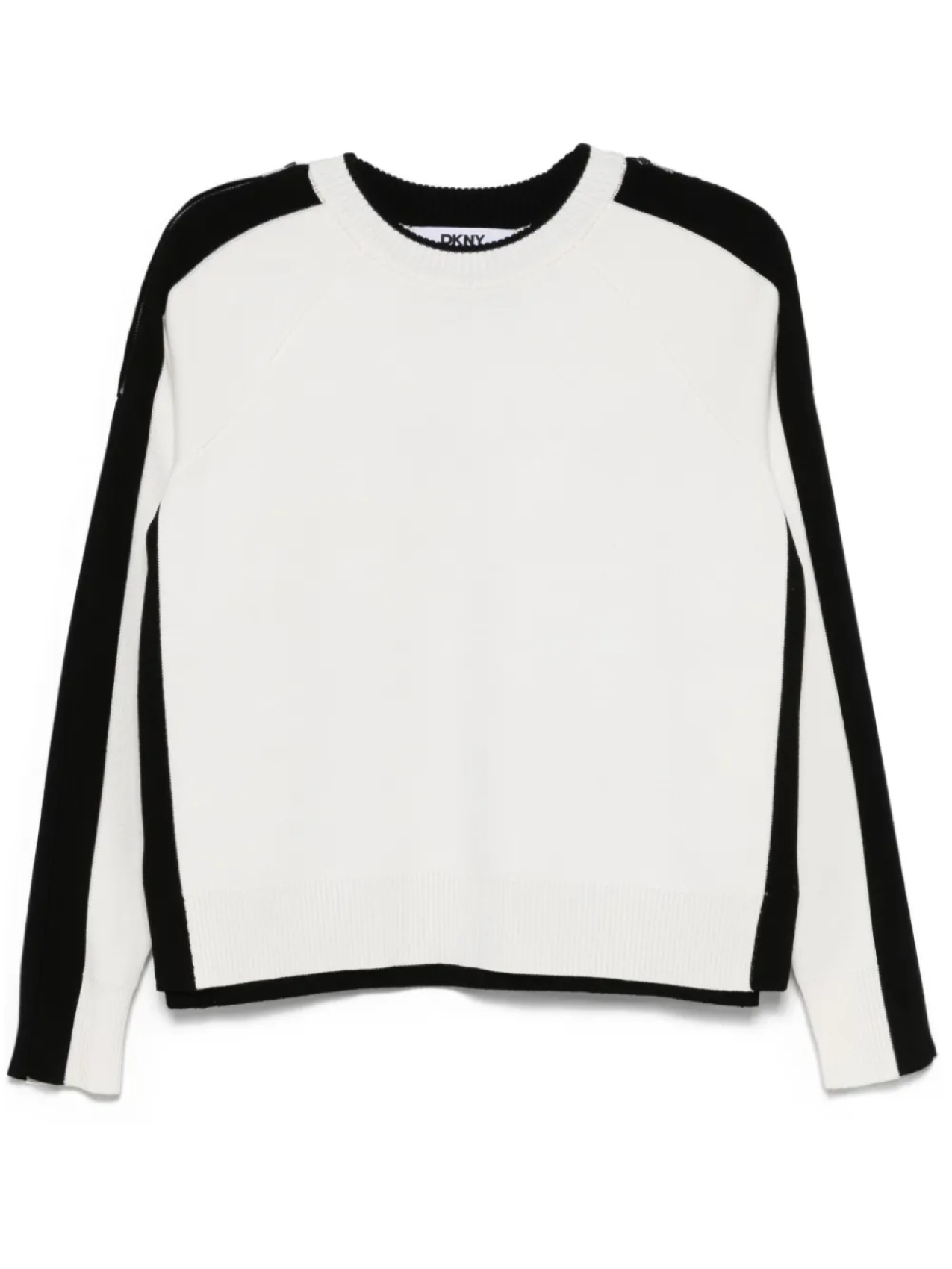 

Свитер DKNY с рукавами-молниями, белый