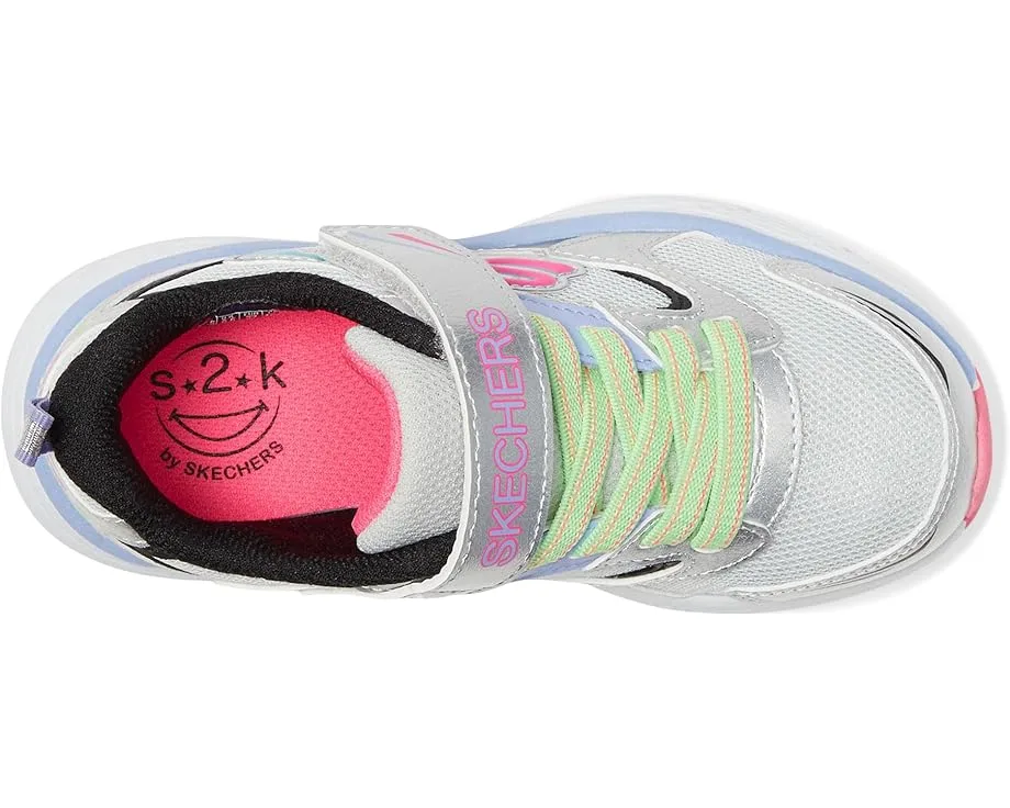 Кроссовки SKECHERS KIDS Vintage Tread 303698L (Little Kid/Big Kid), Silver/Multi — фото 2