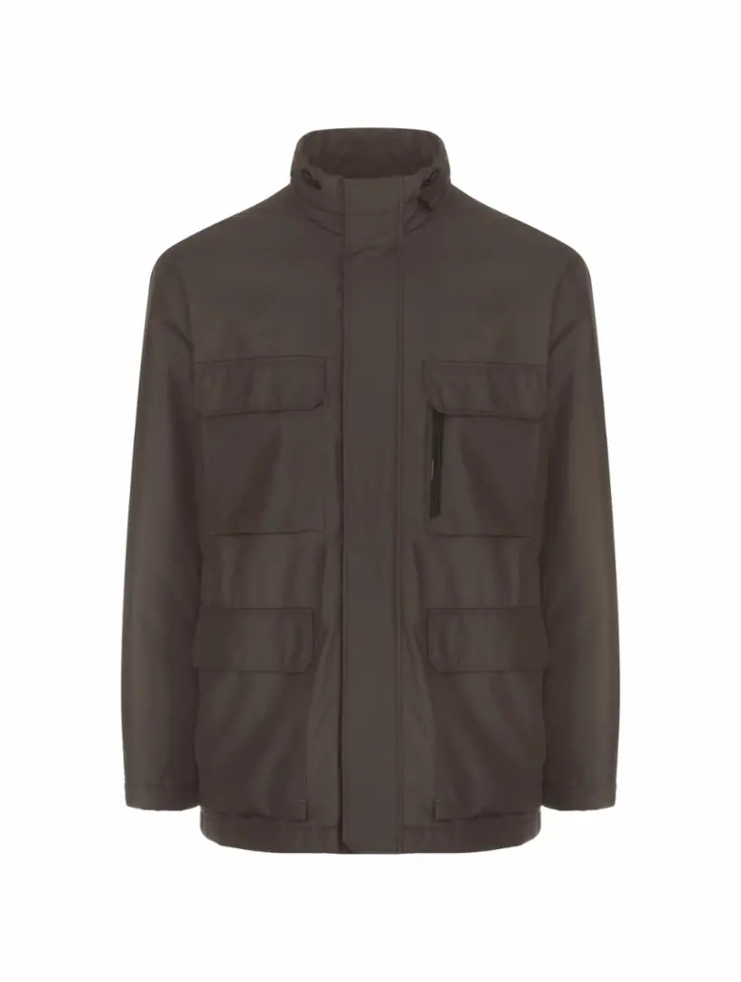 

Куртка с капюшоном Zegna, черный