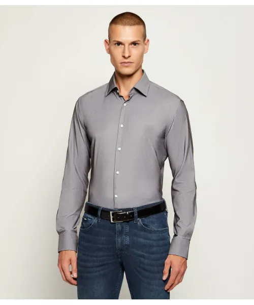 

Рубашка p-hank-kent-c1-222 Slim fit Boss, серый