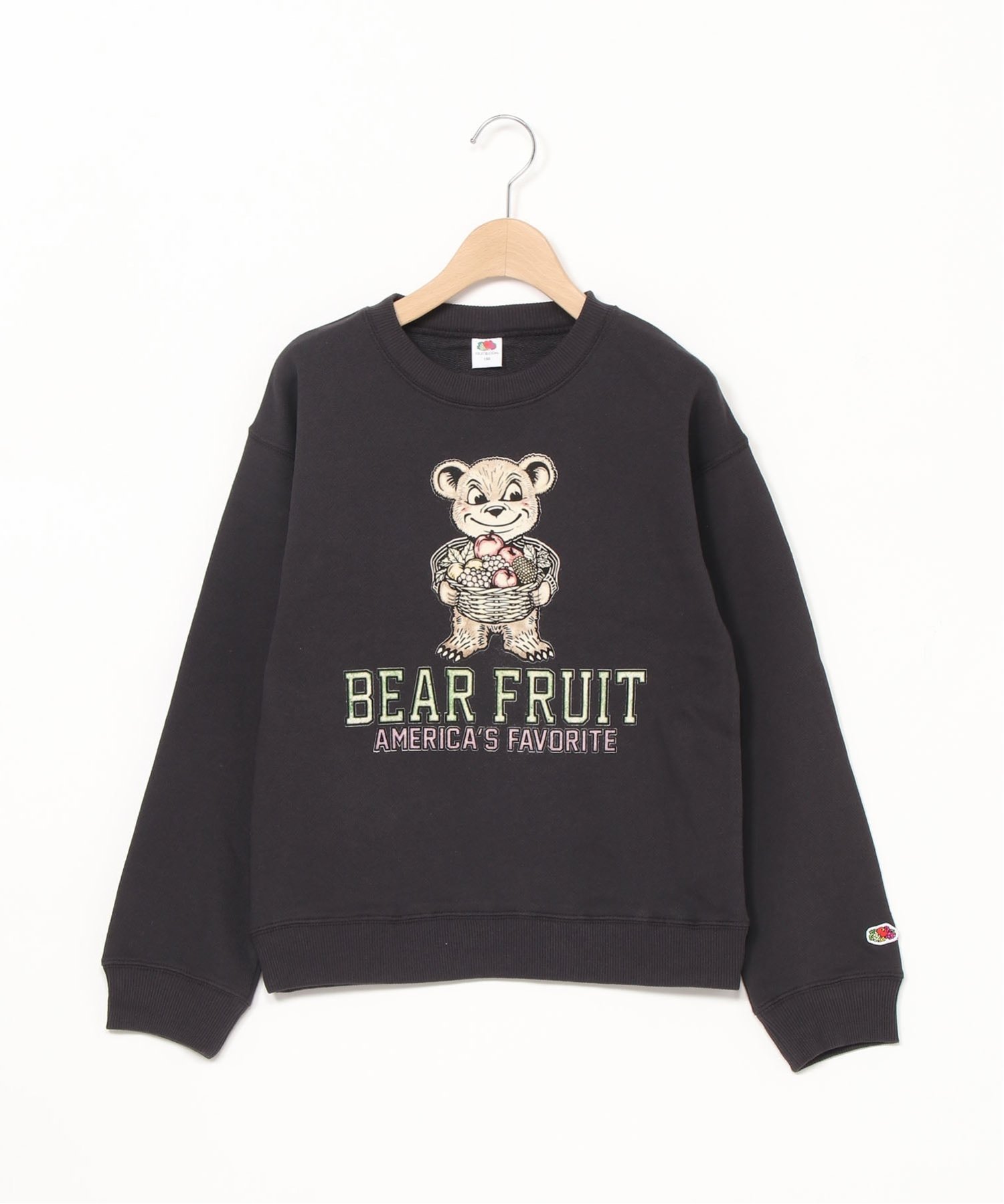Свитшот с принтом FRUIT OF THE LOOM/(K), Black