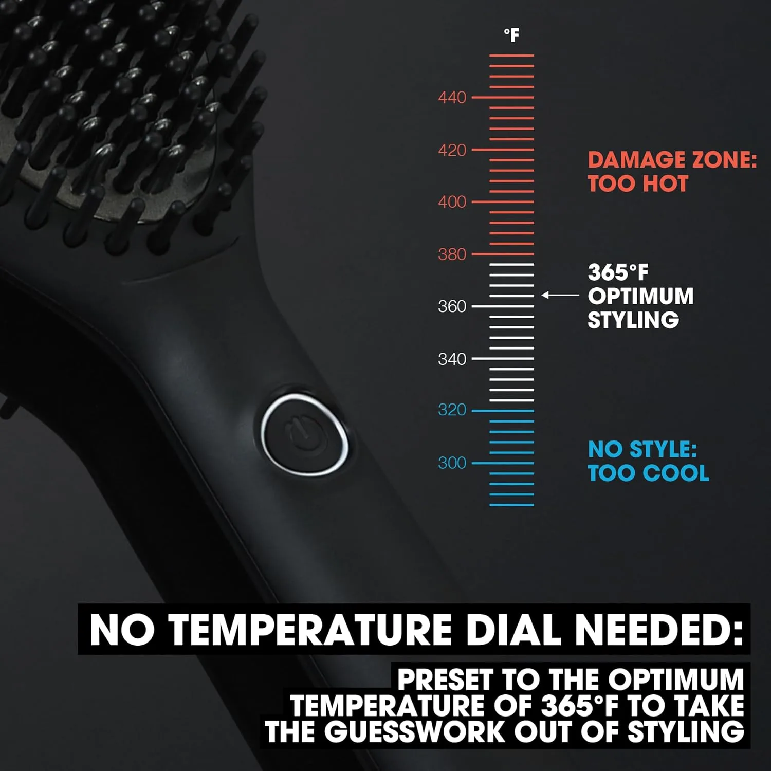 ghd Glide Hot Air Hair Brush Essentials Duo ― Glide Professional Smoothing Blow Dryer (Black) + Dramatic Ending Smooth & Finish Serum (30 мл), Black + Smooth & Finish Serum — фото 2