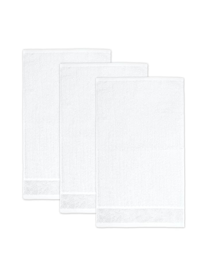 

Гостевое полотенце frottana Pearl 3er Pack, цвет snow