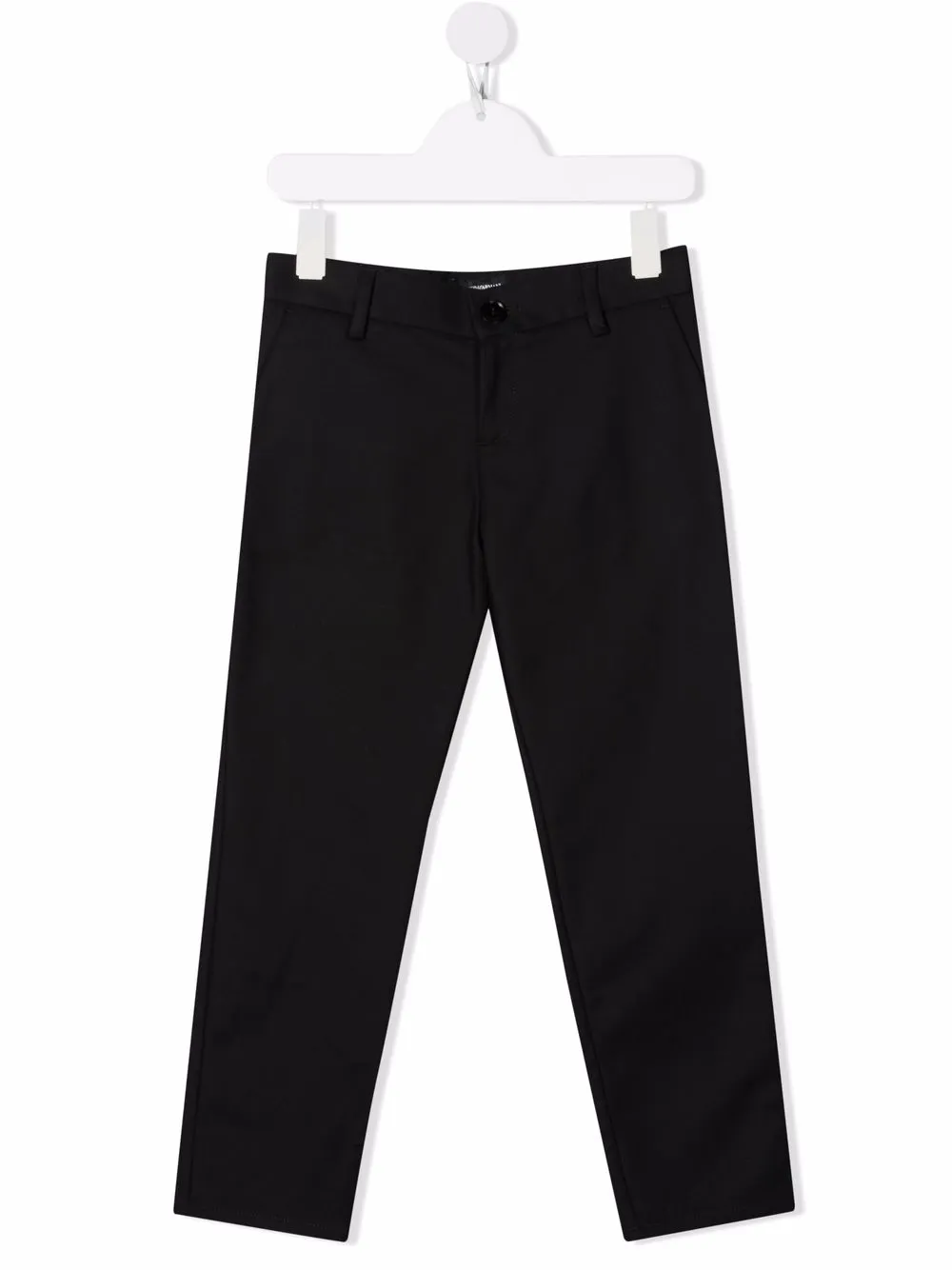 

Прямые брюки Emporio Armani Kids, черный