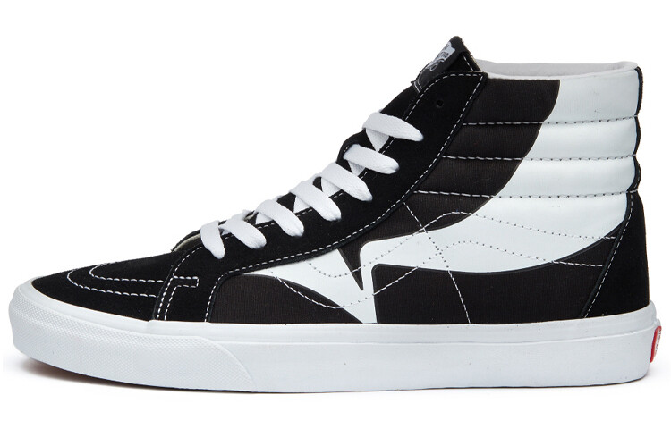 

Кроссовки Vans Sk8 -Hi Reissue 'Warp - Black White', Черный, Кроссовки Vans Sk8 -Hi Reissue 'Warp - Black White'