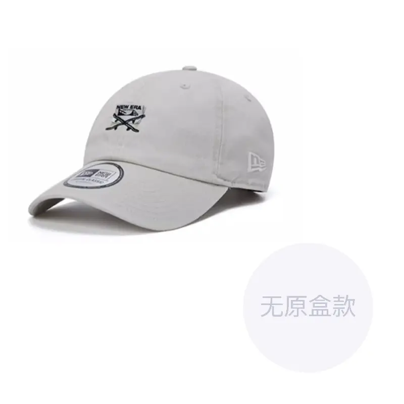 

New Era Хлопковая бейсболка унисекс серая, Gray