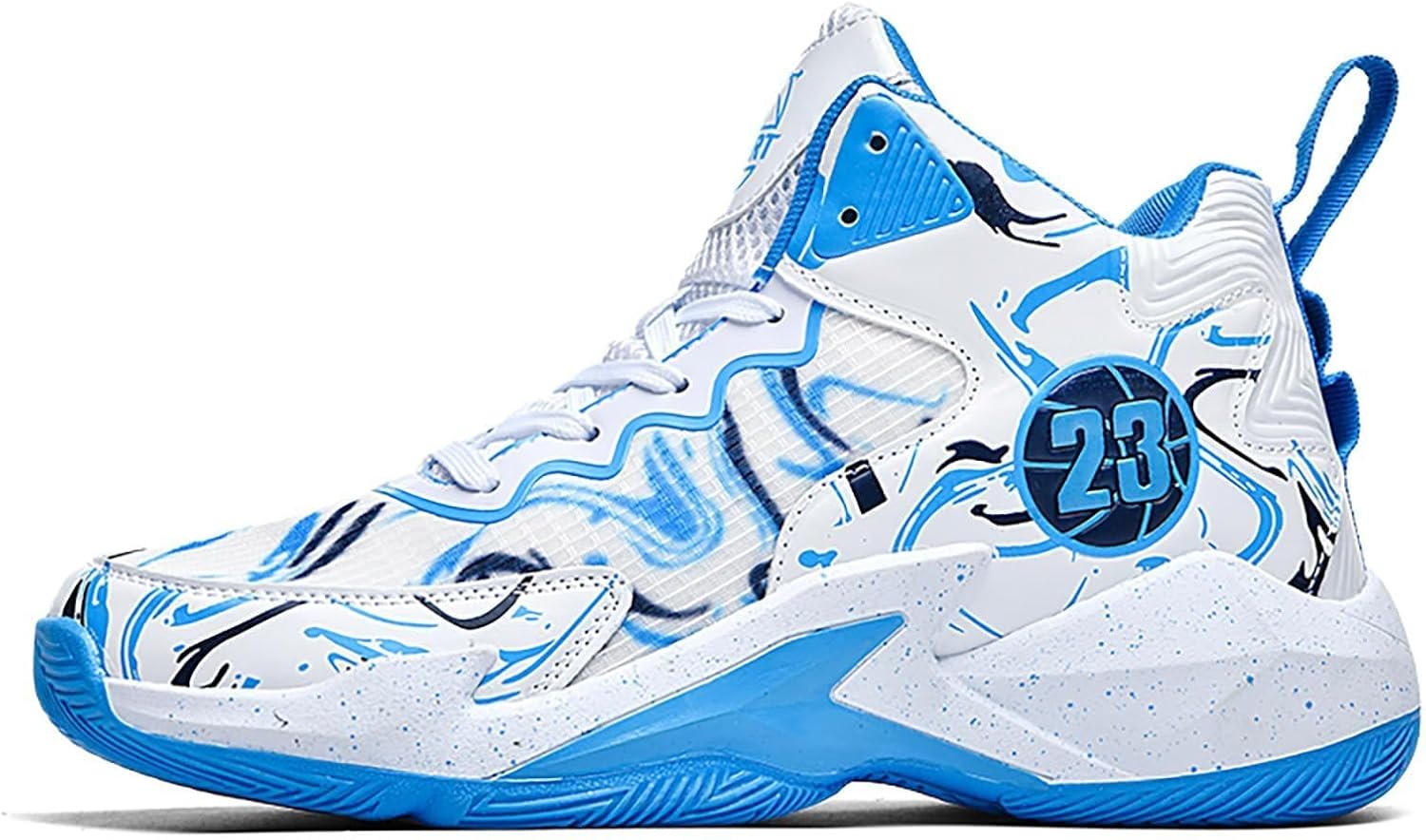 

Мужские баскетбольные кроссовки с модным принтом Fazitiao, синий