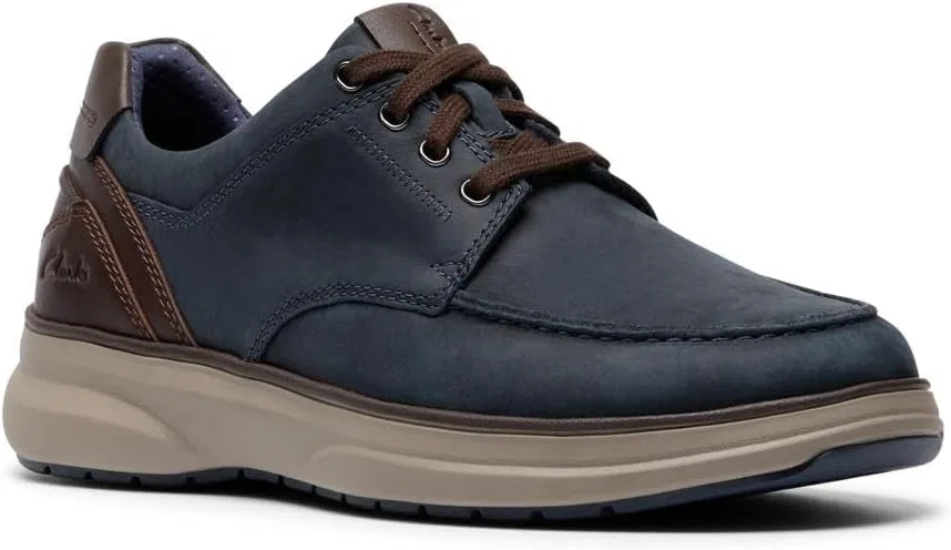 Туфли Clarks Herren Mullan MocSHOES, Black (Black Leather) — фото 4